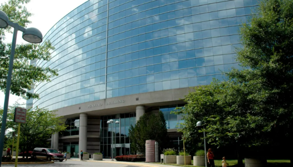 The outside of the Pennino Building.