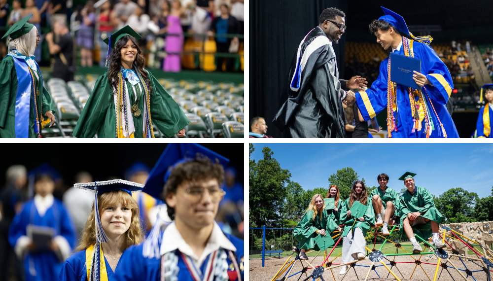 Photo collage of FCPS graduates.