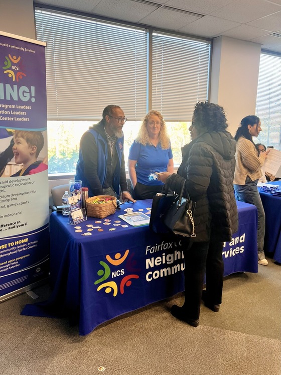 tabling at career fair