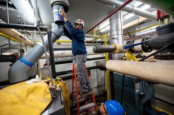 energy efficiency work being done