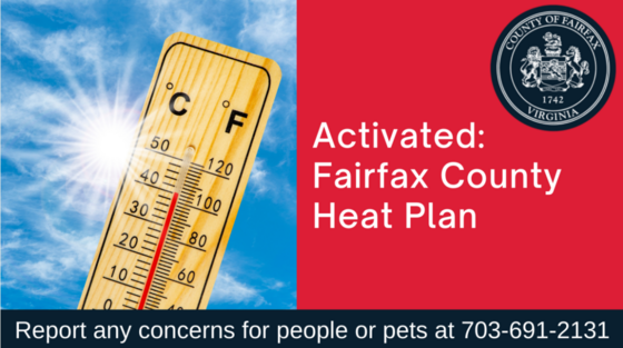 Activated: Fairfax County Heat Plan. 