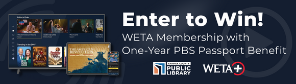 Enter to Win WETA Membership with One-Year PBS Passport Benefit