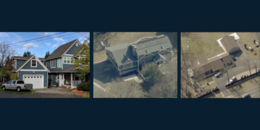 Picture of three houses