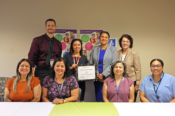 WIC peer counselors receive USDA award.