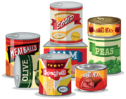 cans of food