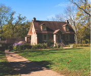 Historic home at Ellanor C. Lawrence Park.