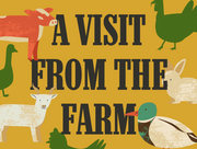 A Visit from the Farm - cartoon farm animals