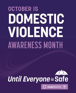 October is Domestic Violence Awareness Month