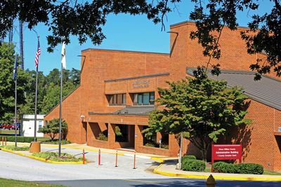 Exterior of McCoart Building