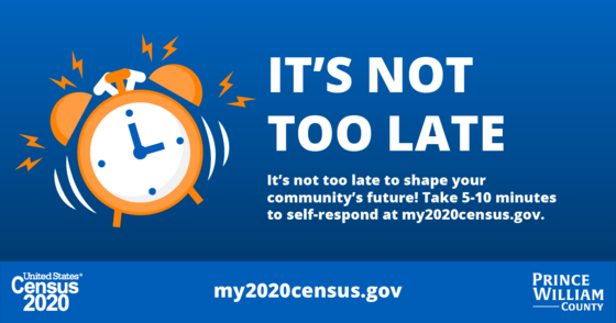 Census 2020 reminder flyer