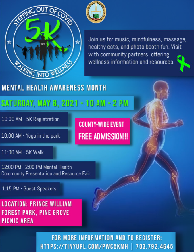 Stepping Out of COVID - Walking Into Wellness 5K