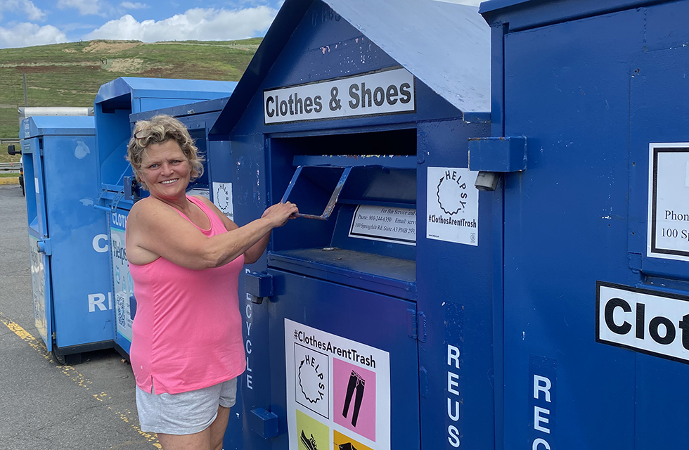 Donation bin