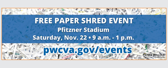 Paper shred event November 22