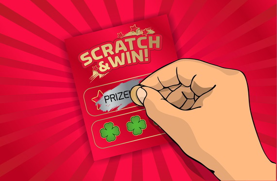 Scratch and win card.