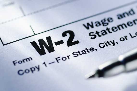 A image of a W-2 document