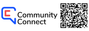 Community Connect Logo and QR Code