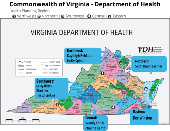 Virginia Regional Infection Preventionists