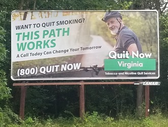 Quit Now Virginia billboard