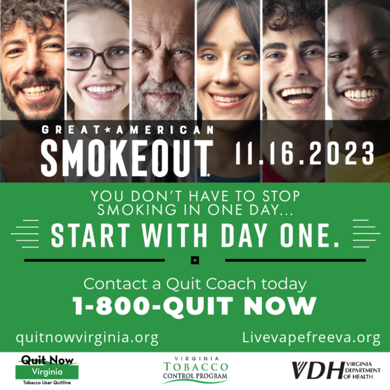 Great American Smokeout (GASO) flyer