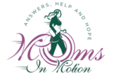 Mom's in Motion logo.