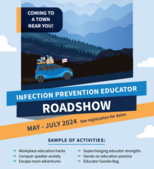 Infection Prevention Educator Roadshow flyer
