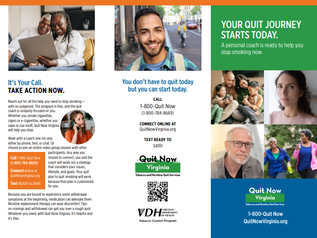 Quit Now Virginia brochure