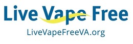 Live Vape Free logo with URL