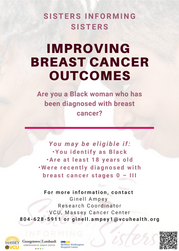 VCU Sisters Informing Sisters Flyer  QR 