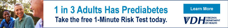 1 in 3 adults had prediabetes. Take the free 1 minute risk test today. Learn more.