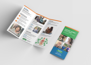 Mockup image of brochure