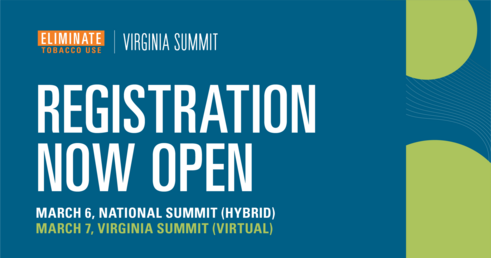 Eliminate Tobacco Use Summit Registration Flyer