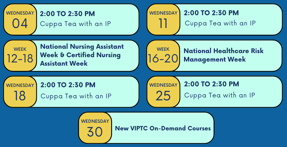 June VIPTA Events Calendar 