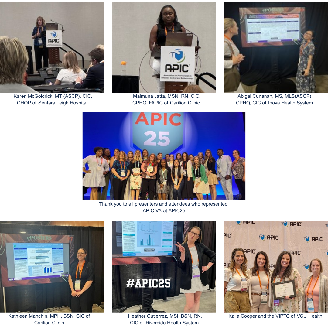 July Cheers for Peers APIC 2025 Photo Collage
