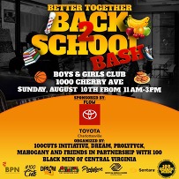 Back to School Bash flyer.