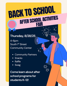 After School Activities flyer.
