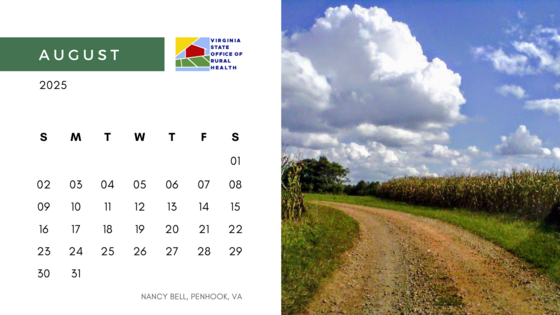 VA-SORH August Calendar