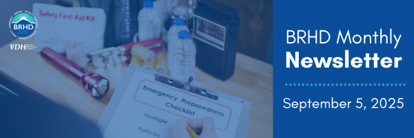 BRHD Monthly Newsletter. September 5, 2025.