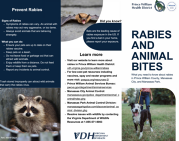 RABIES AND ANIMAL BITES What you need to know about rabies in Prince William County, Manassas City, and Manassas Park