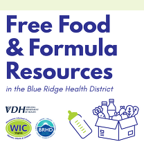 Free Food & Formula Resources in the Blue Ridge Health District
