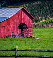 A barn in rural Virginia