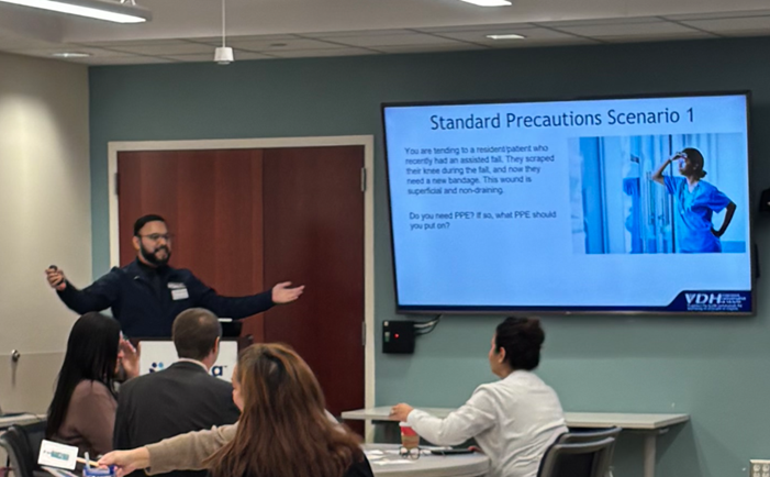 Image of Alexander Minero at Loudoun County’s very first Skilled Nursing Facility (SNF) Symposium