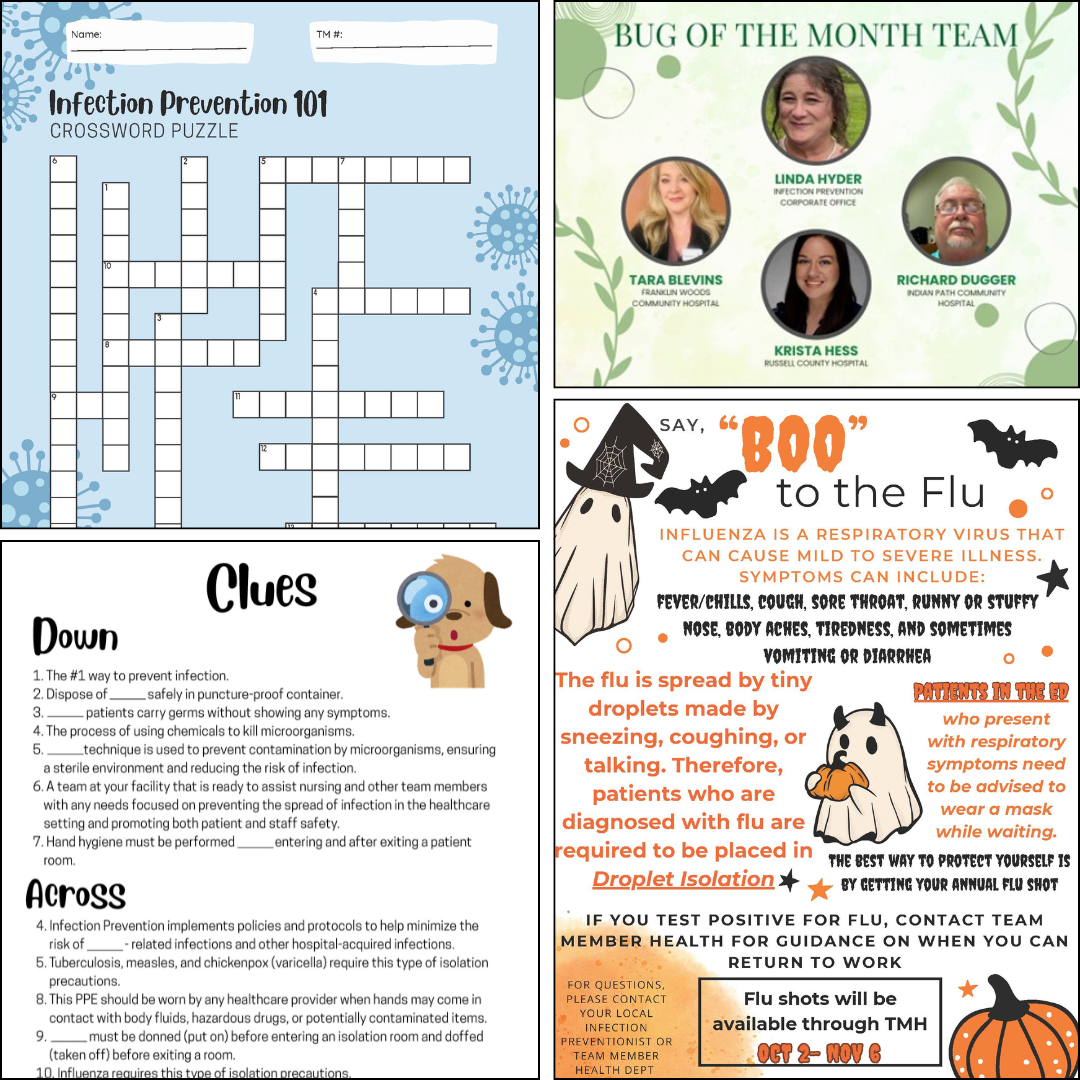 Image of Bug of the Month team from Ballad Health and their resources