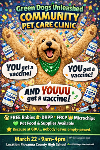 Fluvanna County Rabies Clinic Flyer