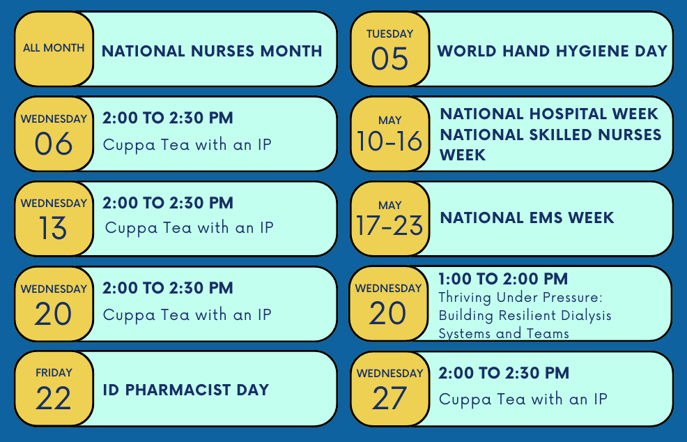 May VIPTA Vitamin IPC Bulletin Events Calendar 