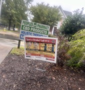 Peoples Pharmacy Placed a Stroke Smart Yard Sign in a High-Visibility Pedestrian Area in Norfolk