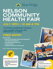 7/18 Nelson County Community Fair flyer.