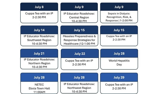 July 2026 VIPTA Events Calendar