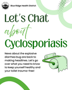 Let's talk about cyclosporiasis.
