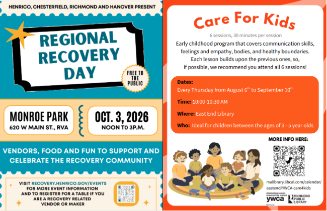Upcoming Community Event Flyers