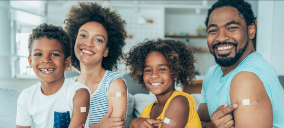 vaccinated family
